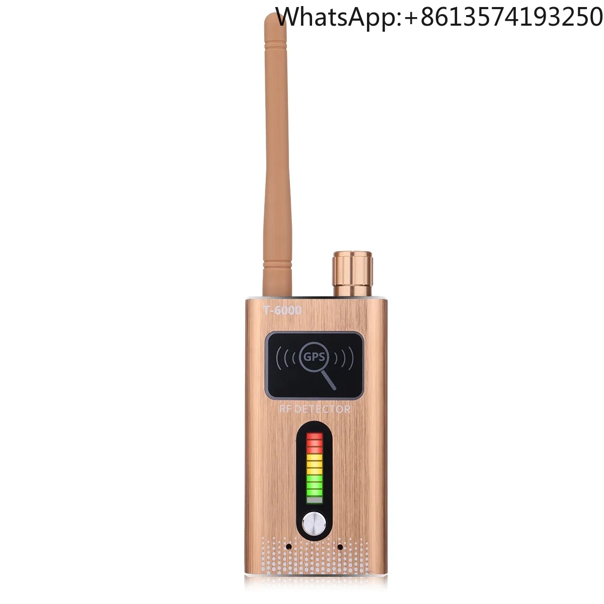 

Spy RF Detector Gsm Audio Signal Detector T6000 Detect WiFi Camera Wireless Bug Mobile Phone Signal Detector