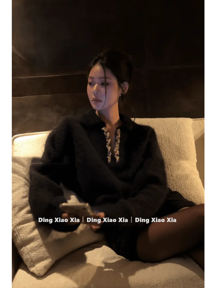 

Sweaters Jumpers Pullovers Women Knit Top Crochet Pattern Layered Style BF Y2K Lady OL Work Business Professional Commute Fall