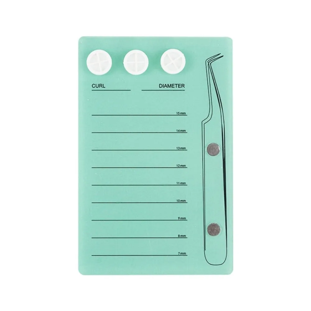 Magnetic Eyelash Holder Professional Scale Plate Eyelash Extension Tray Multi-functional Reusable Eyelash Organizer Cosmetics