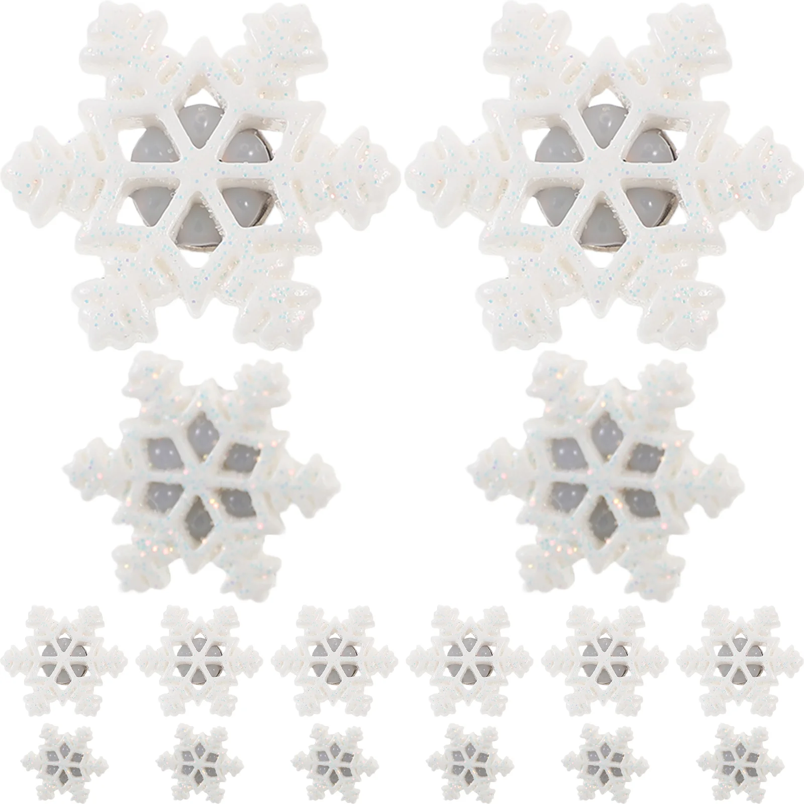 Snowflake Thumb Tack Christmas Decoration Pushpin Poster Thumbtack White Wall Office