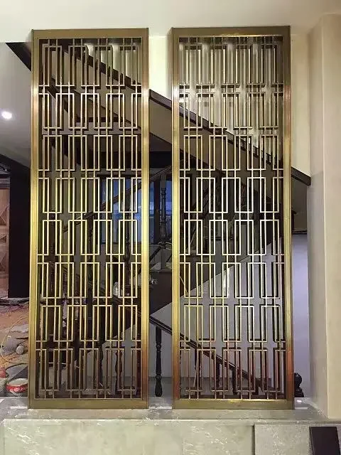 Fabricated Design Room Dividers Decorative Metal Screen Partition Foldable Home Use Partition Screen Interior New