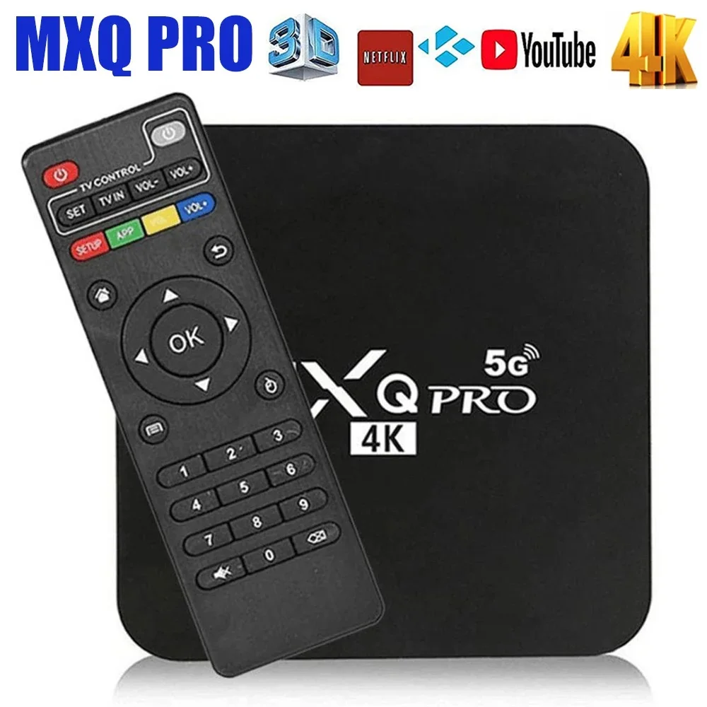 MXQ Pro Smart TV BOX Android Dual WiFi 2GB RAM 16GB ROM 3D Youtube Media Player 4K Set Top Box Smart Tv Box Global Version