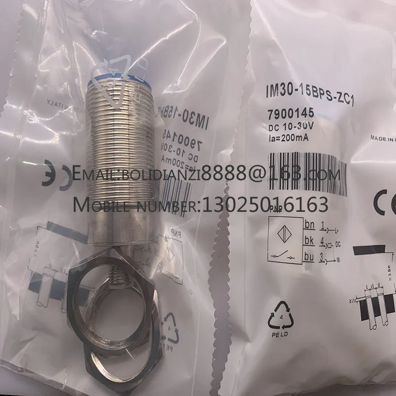 Sensor Proximidade Switch Switches, IM30-15BNS-ZC1, IM30-15BPS-ZC1, Em estoque