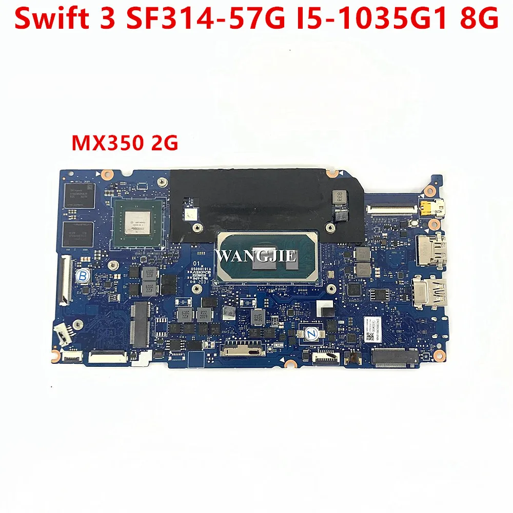 

Материнская плата NB8511_PCB_MB_V5 для Acer Swift SF514-54GT SF514-54G, материнская плата для ноутбука NBHU411001 NBHU811004 I5-1035G1 8 ГБ ОЗУ