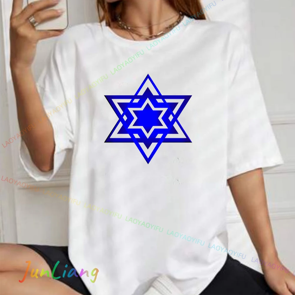 سليمان ختم الأصلي تي شيرت رجالي نجمة داود 100% القطن للجنسين Y2k ملابس ملابس للرجال Harajuku القوطي قميص تي شيرت