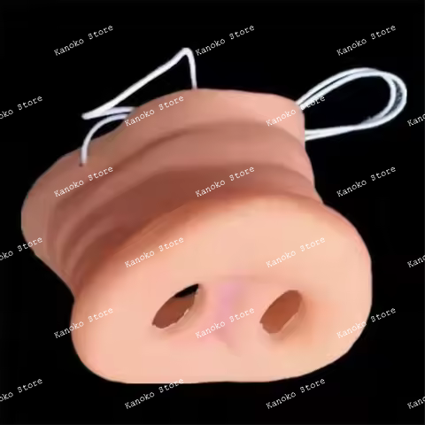 pig nose prop prank, funny prank, halloween prop model, sand sculpture gift