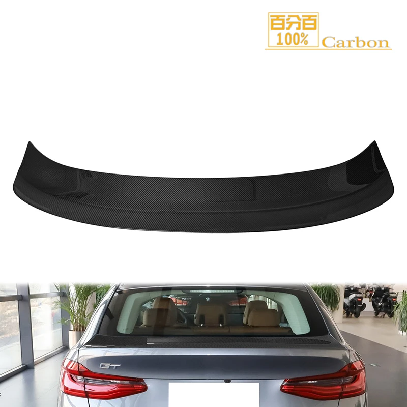 For BMW 6 Series GT GT32 Real Dry Carbon Fiber Rear Trunk Spoiler Wing 2021up