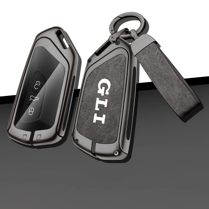 Zinc Alloy Car Remote Key Cover Case Holder Shell Fob For Volkswagen VW GLI Jetta MK4 MK5 MK6 MK7 GTD Car Accessory