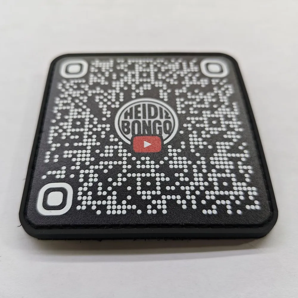 Custom Silicone Rubber Badges Embossed Logo 3D 2D Soft PVC Patches Sew on Iron on for Clothing Tag Name Badges - view 5