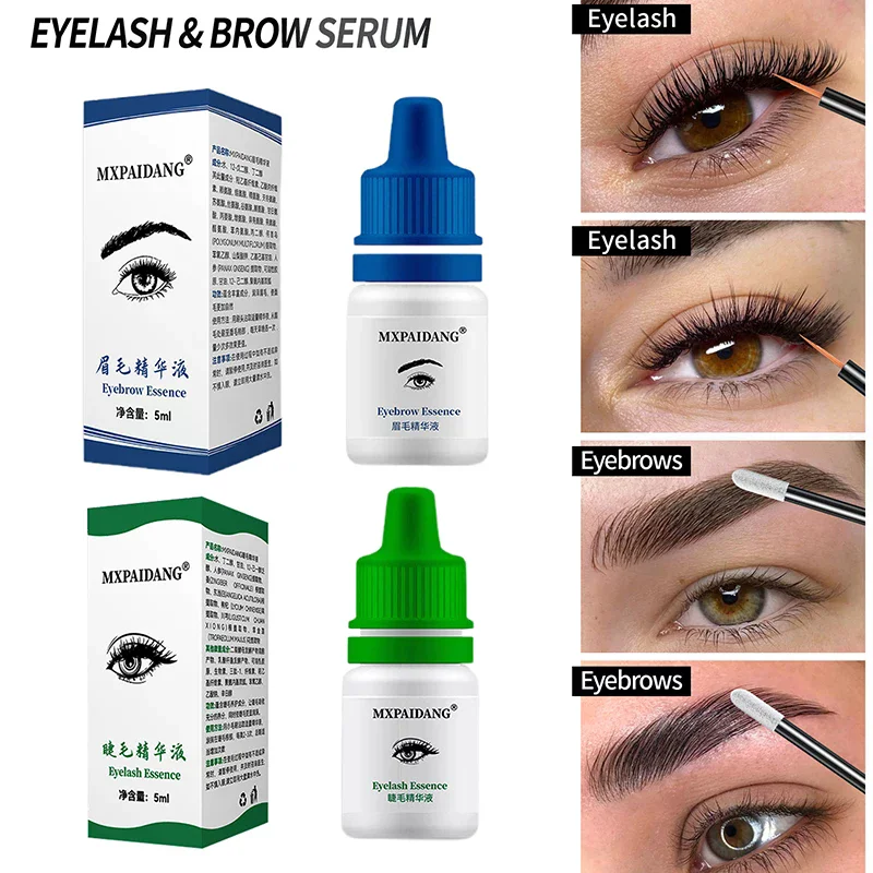 Siero per la crescita rapida delle sopracciglia Crescita dei capelli delle ciglia Prodotto anti-perdita dei capelli Prevenire la calvizie Più spessa Allungamento del trucco del sopracciglio