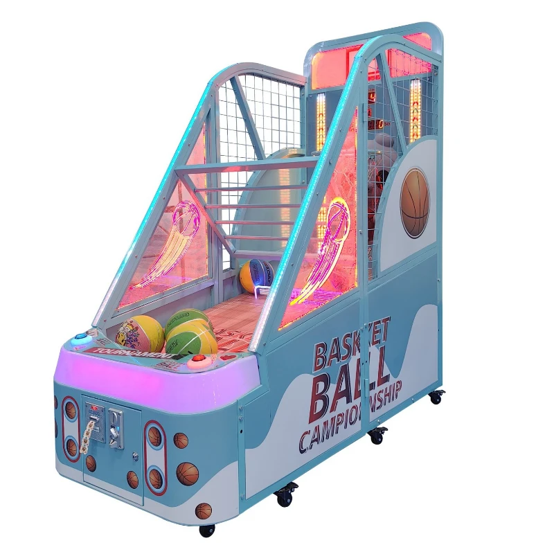 

Indoor basketball machine Commercial electronic scoring folding basketball machine