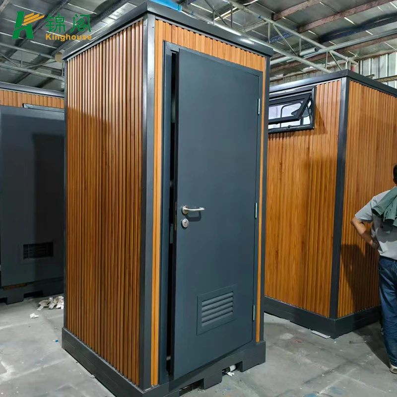 Portable Mobile Shower Unit Luxury Outdoor One Piece Shower Cabin With Built In Sink For Sale