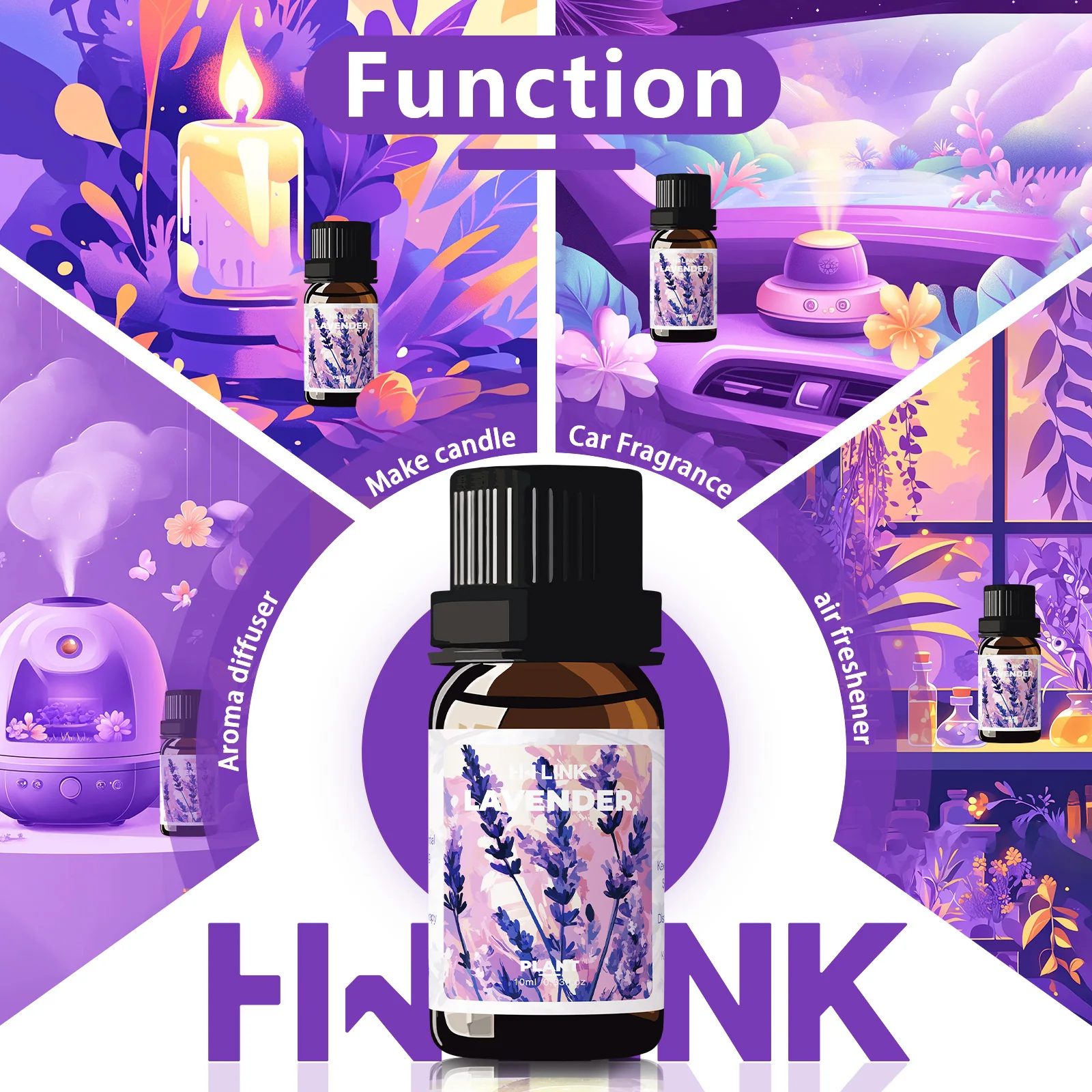 10ml Lavender Essential Oil Pure Plant Essential Oil For Diffusers,Aromatherapy,Long-Lasting Fragrance