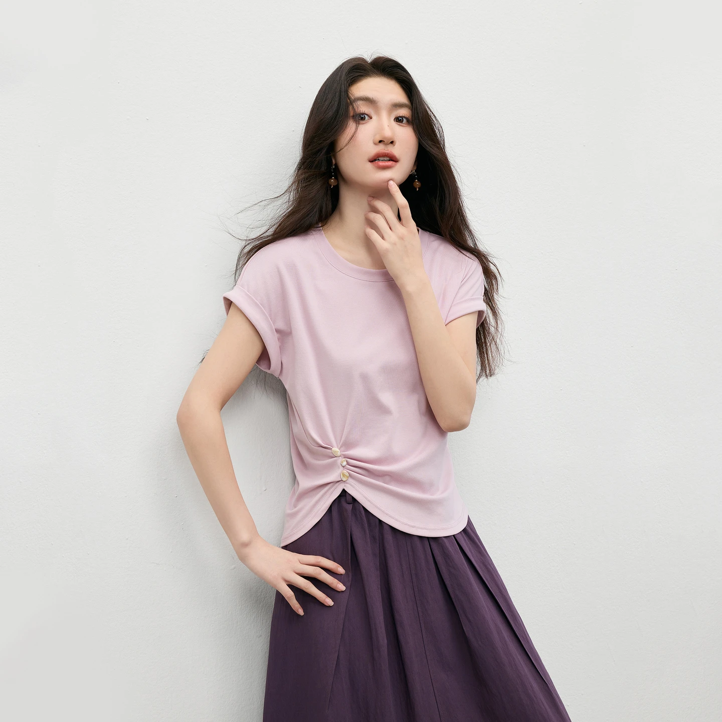 SENTUBILA Women's 2 Piece Set Outfits 2026 Summer Suit Woman Casual Sleeveless Top Elastic Waist A-Line Skirt Sets 162ZF6133