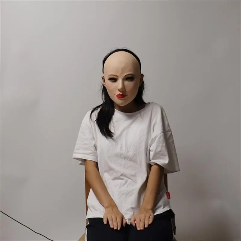 Disfraz travesti para mujer, disfraz para hombre, máscara fantasía, máscara Cosplay Halloween