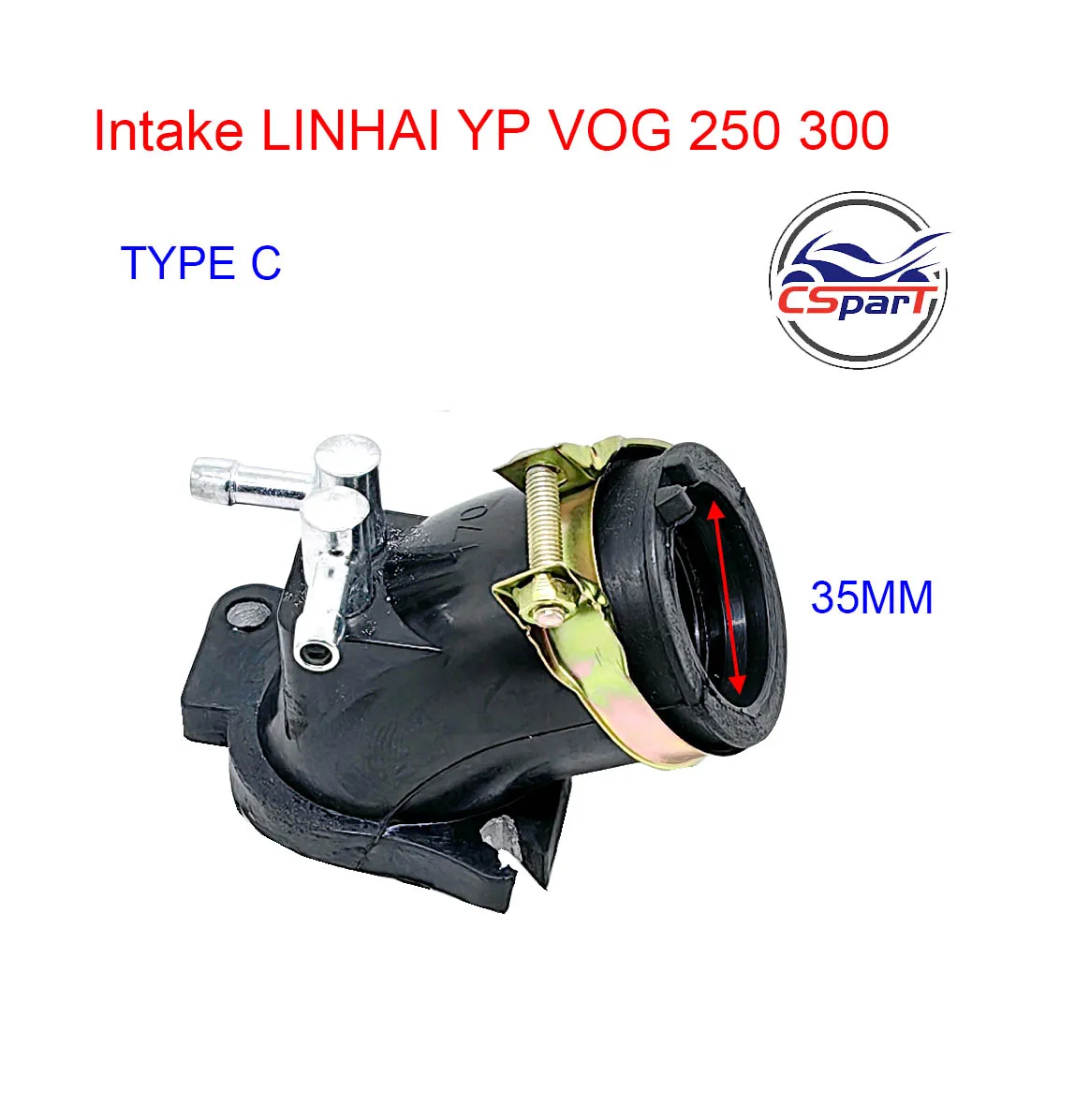 Linhai  BUYANG FEISHEN FA-D300 170MM 173MN 250 260 300 YP250 VOG250  Intake Manifold ATV Quad Scooter