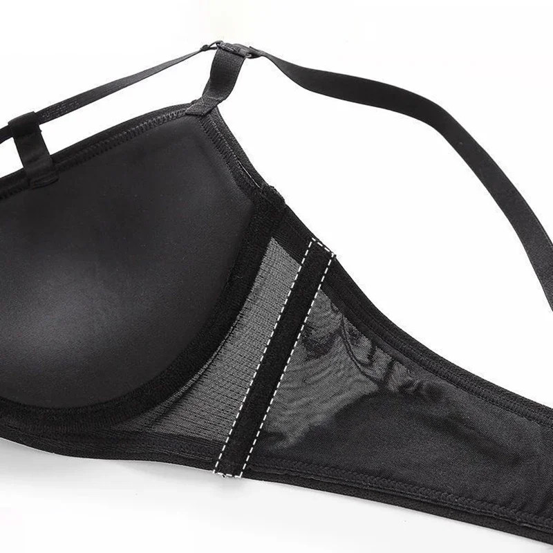 ملابس داخلية مثيرة للنساء ثدي صغير متجمع لإغلاق زوج من حمالة الصدر دعم علوي حمالة صدر دانتيل مضادة للترهل مع حلقة فولاذية