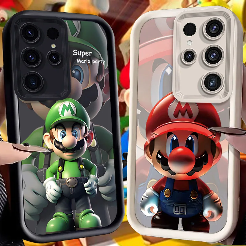 Super M-Marios Bros Case for Samsung Galaxy A73 A72 A71 A55 5G A54 A52 A52S A51 4G A31 A30 A24 A23 A22 A21S A20S A20 A14 Cover