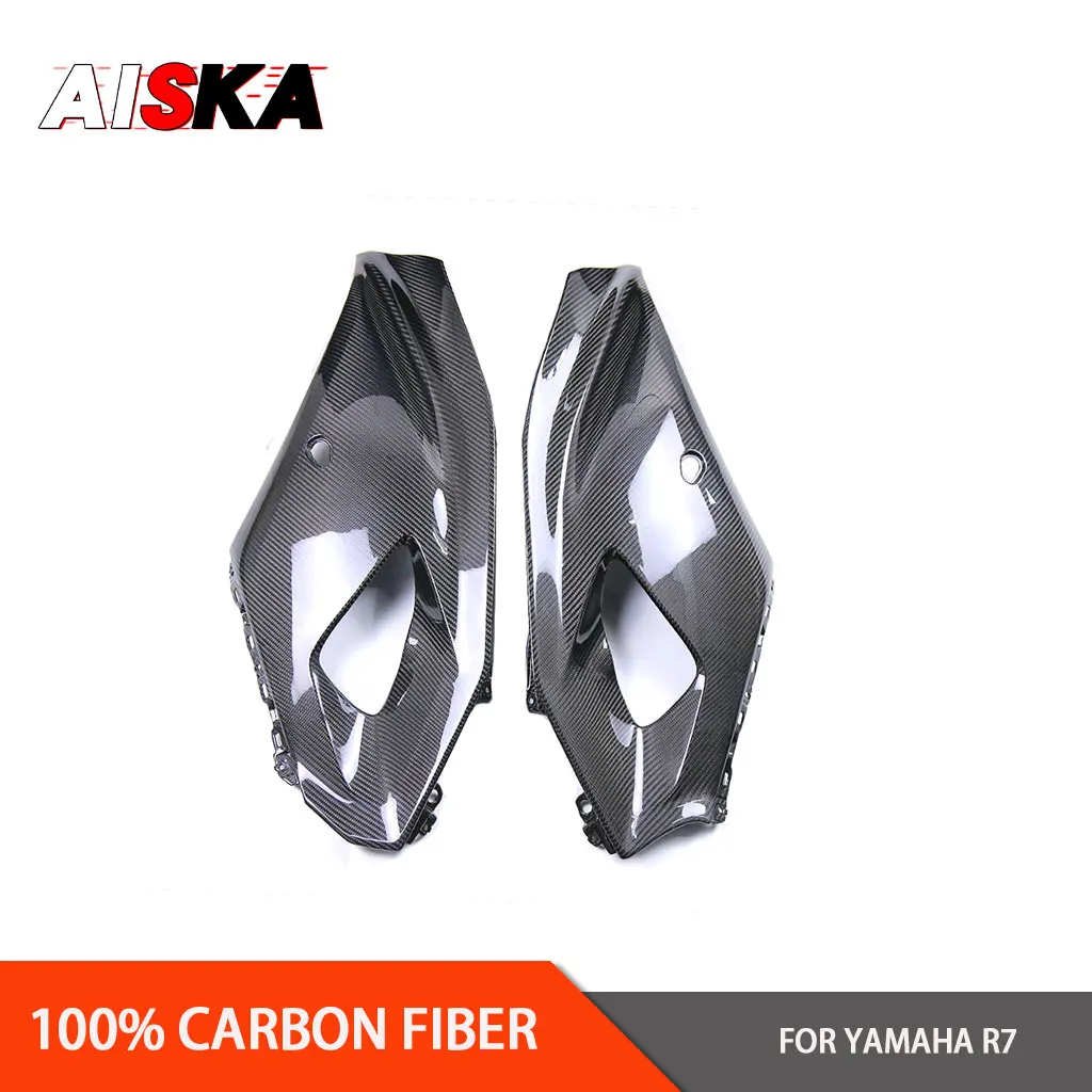 For YAMAHA YZF - R7 2022 - 2023 100% Carbon Fiber Side Winglets Panels Fairing Motorcycle Modified Parts