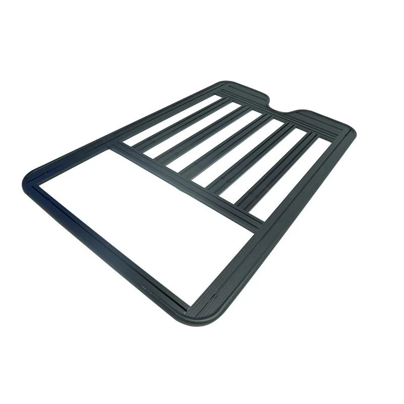 Aluminum Roof Luggage Rack Frame with Folding Ladder Expansion Platform No Drill Installation For Jietu Traveler Shanhai T2