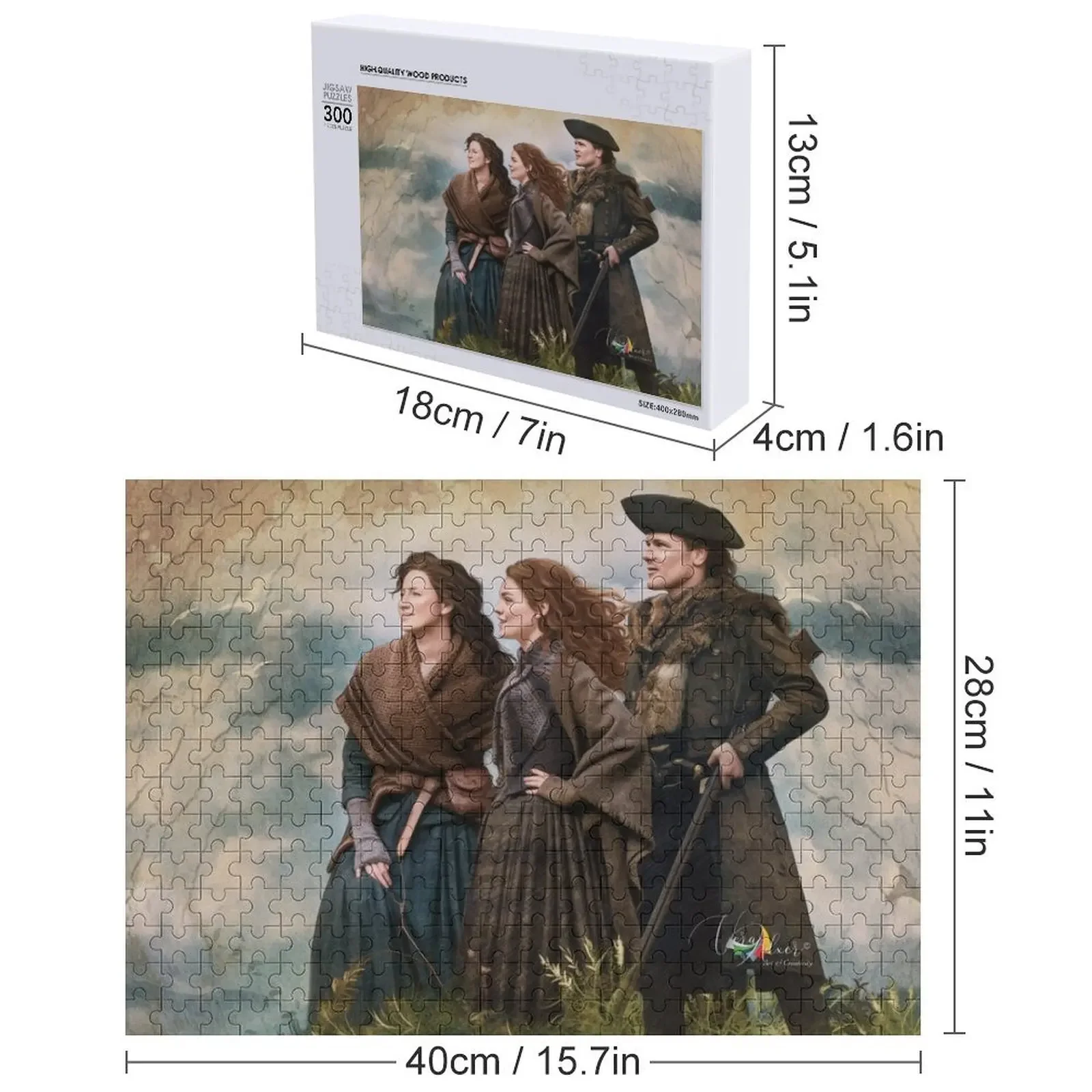 العائلة معًا أحجية الصور المقطوعة الخشبية على شكل حيوانات للأطفال الصغار، ألغاز خشبية مخصصة للصور #5