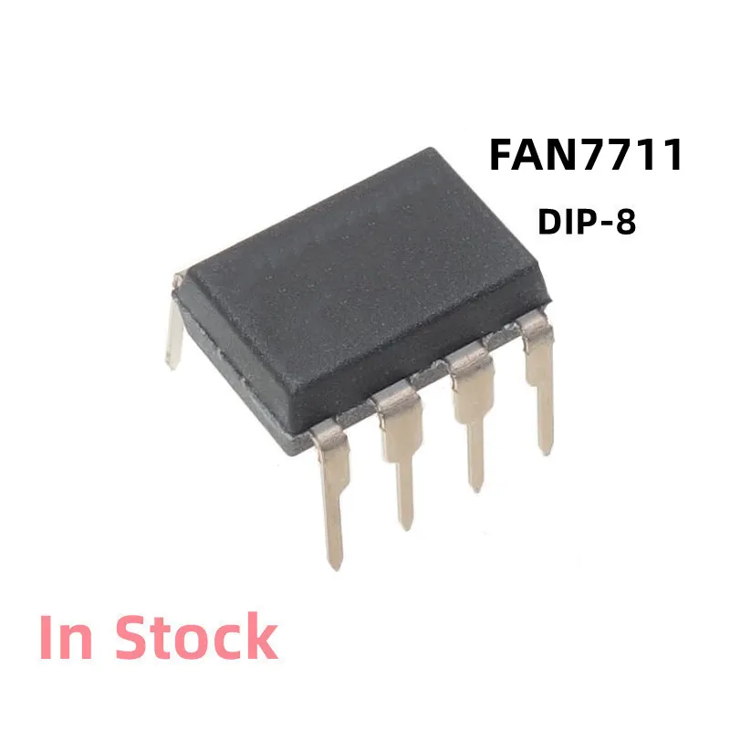 10PCS/LOT FAN7711 FAN7711N DIP-8 Power Management IC Original New In Stock