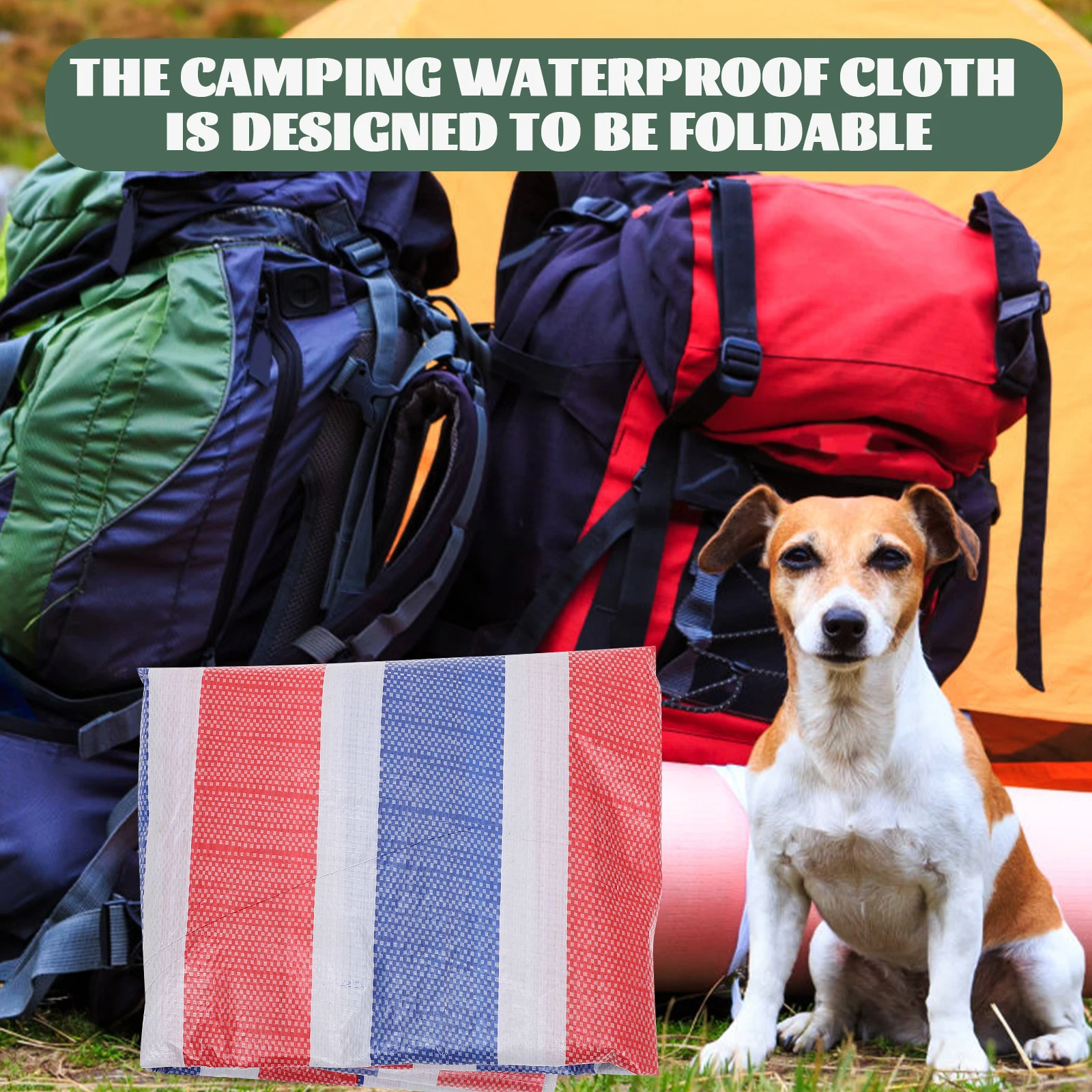 

Waterproof Rain Cloth Tent Tarp Tarpaulin Lightweight Camping Pvc Covering Tarps