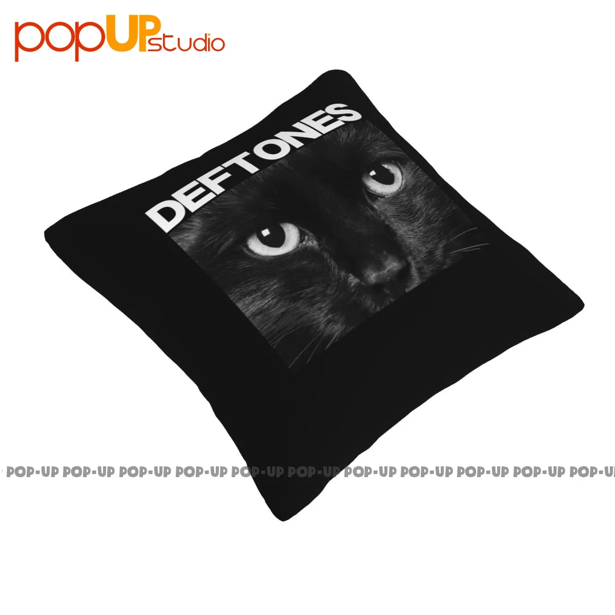 Modern Deftones Cat Eyes Pillowcase Throw Pillow Cover Healthy Decoration Zipper Type