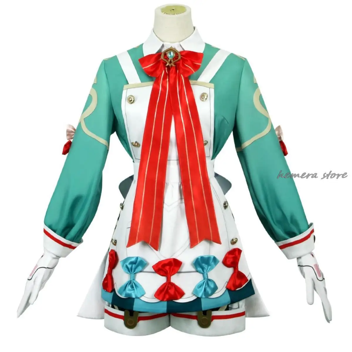 Anime Game Genshin Impact Sigewinne Cosplay Costume Fontaine Fortress of Meropide Wig Lolita Uniform Woman Kawaii Party Suit