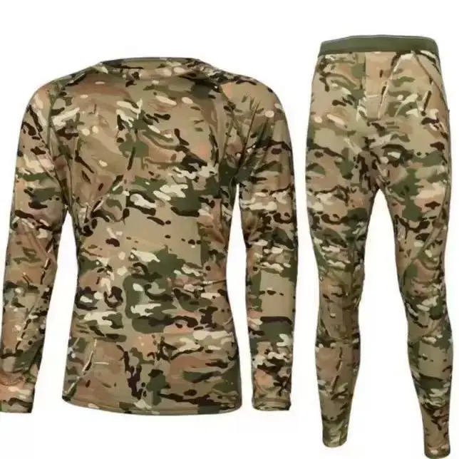 Mege Tactical Uniform Winter Thermal Underwear Sets Outdoor Quick Drying Tactical Long Johns Military Compression Fitness Clothi