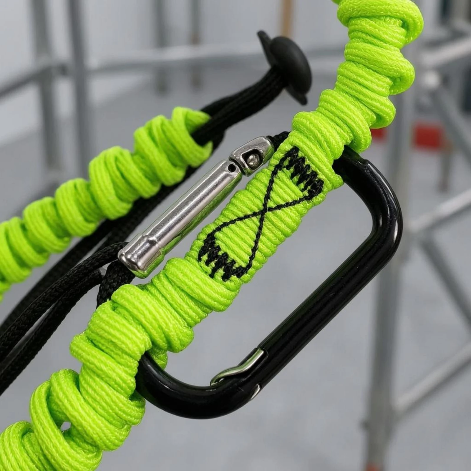Elastic Tool Lanyard Stretchable Coiled Tool Tether Safety Gear Coil-Style for High-Altitude Work