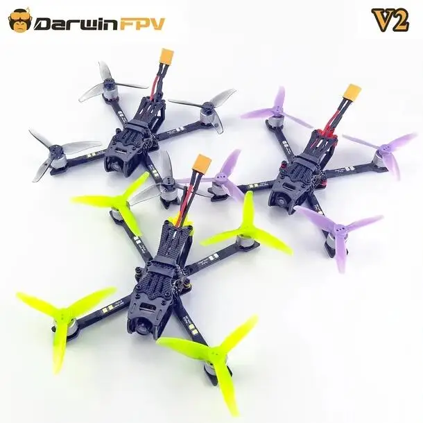 DarwinFPV Baby Ape Pro V2 3 Inch upgrade FPV Drone Quadcopter 142mm Brushless Motor Caddx F4 AIO Flight Controller VTX Propeller