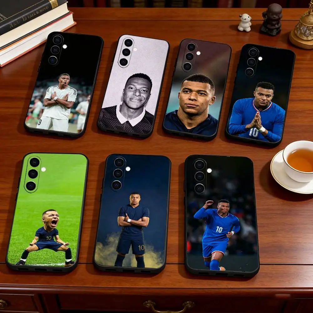 K-Kylian M-Mbappe Phone Case For Samsung Galaxy A73,A72,A71,A70,A53,A52,A51,Others Soft Black Cover