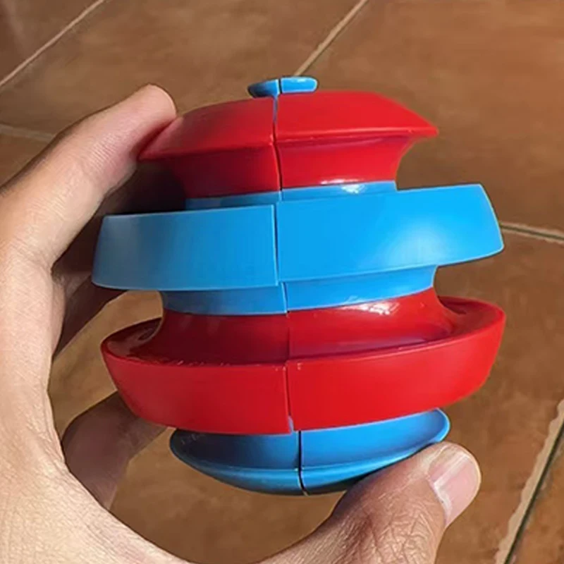 Unique Orbit Ball Fidget Spinner Big Size 8CM Creative Hand Eye Coordination Autism ADHD Stress Reliever Toys Adults Teens