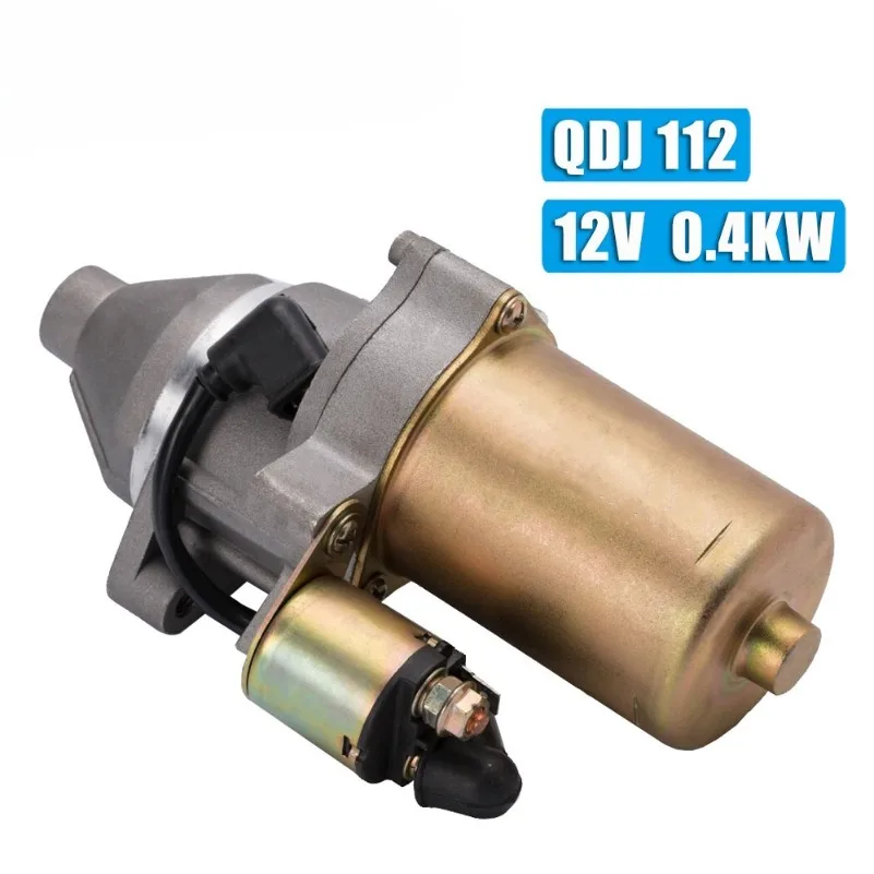 12V QDJ112 Permanent Magnet Starter Motor Fit 182F 188F KG390 Engine Electric Start Modify