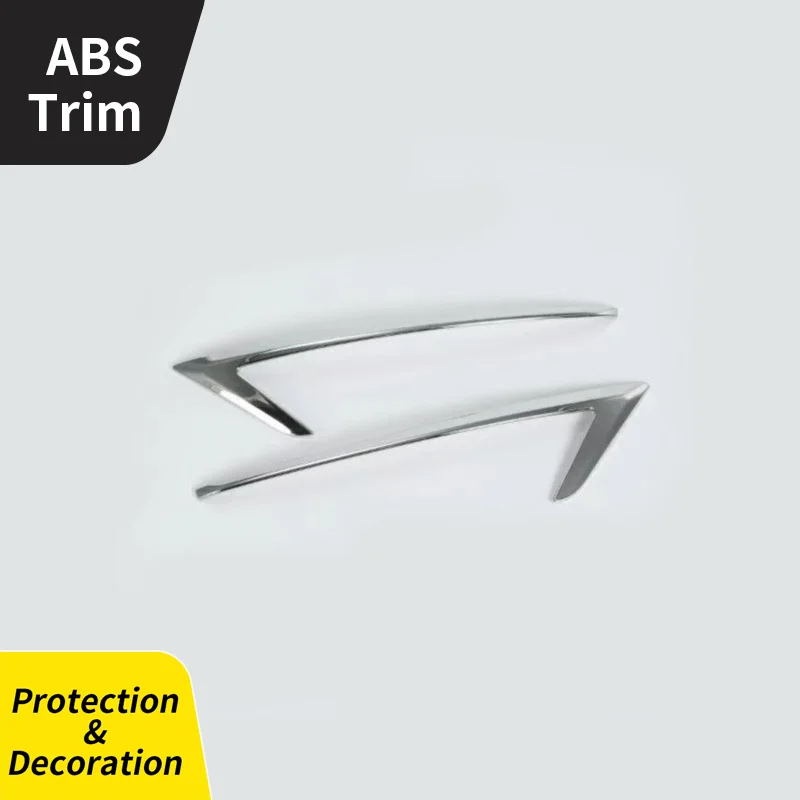 

2 Pcs for Mazda 2017 2018 2019 2020 2021 CX-5 KF Series Rear Fog Light Frame Decorative Cover ABS Chrome Trim