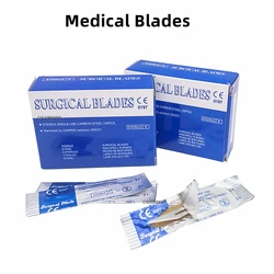 50/100pcs Scalpel Blades Dental medical Surgical Scalpel Blades Sterilized