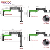 Luowei LW-017 Microscope Swinging Arm Universal Flexible Folding 360 ° Rotating Adjustable Fixed Lifting Metal Forging Bracket