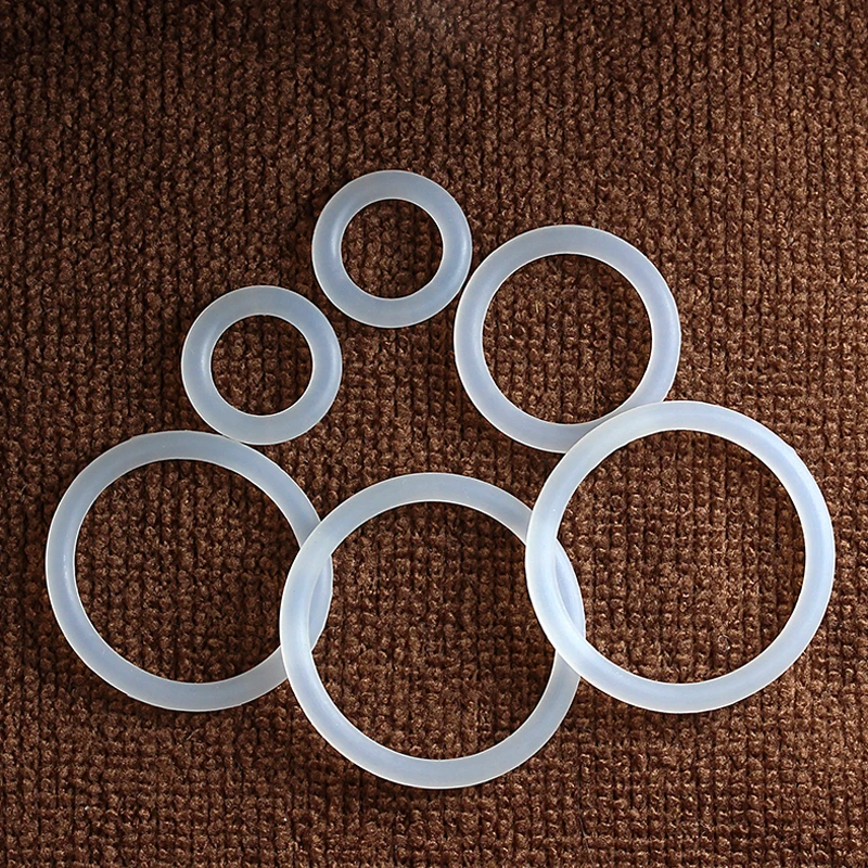 VMQ CS 3,5 mm O-ring Anello in silicone Anello di tenuta in silicone bianco Sigillante a forma di isolamento in silicone per uso alimentare OD10-100mm