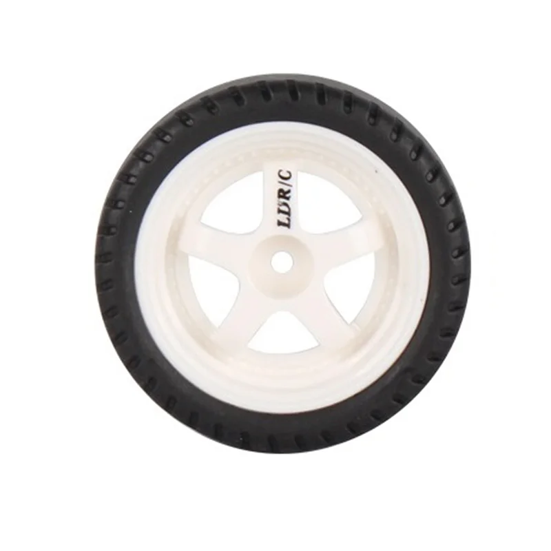 New 4Pcs 33mm RC Drift Tire Wheel Hard Tyre for LDRC AE86 A86 A86P LD1801 1/18 RC Car Upgrade Parts Accessories,2