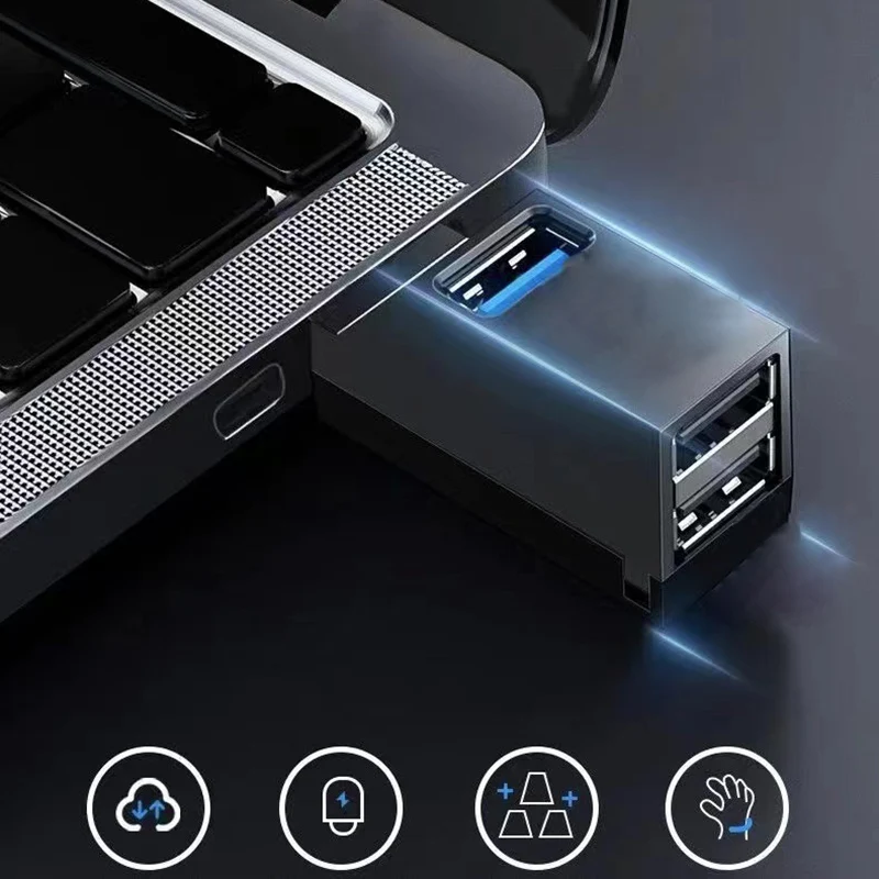 Pfeife Form Typ C Hub USB 3,0 2,0 aus USB-Kabel Splitter Disk Reader Daten übertragung erweitern Adapter Maus Tastatur Konverter – Detail 2