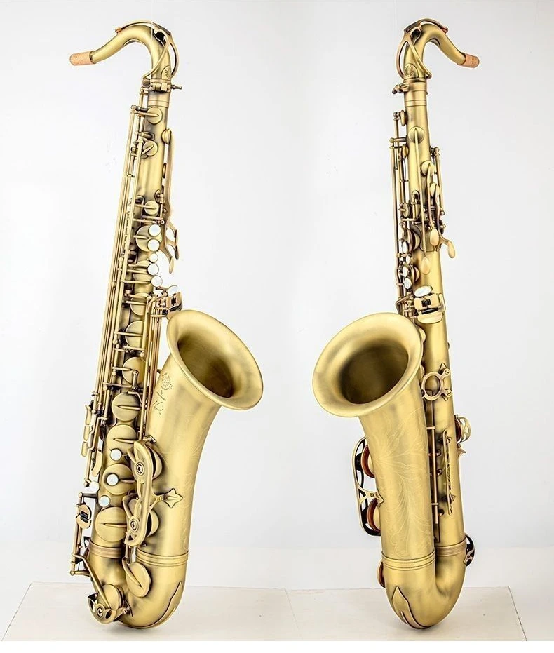 

Made in France STS-54 Bb professional tenor saxophone retro antique copper Tenor sax jazz instrument