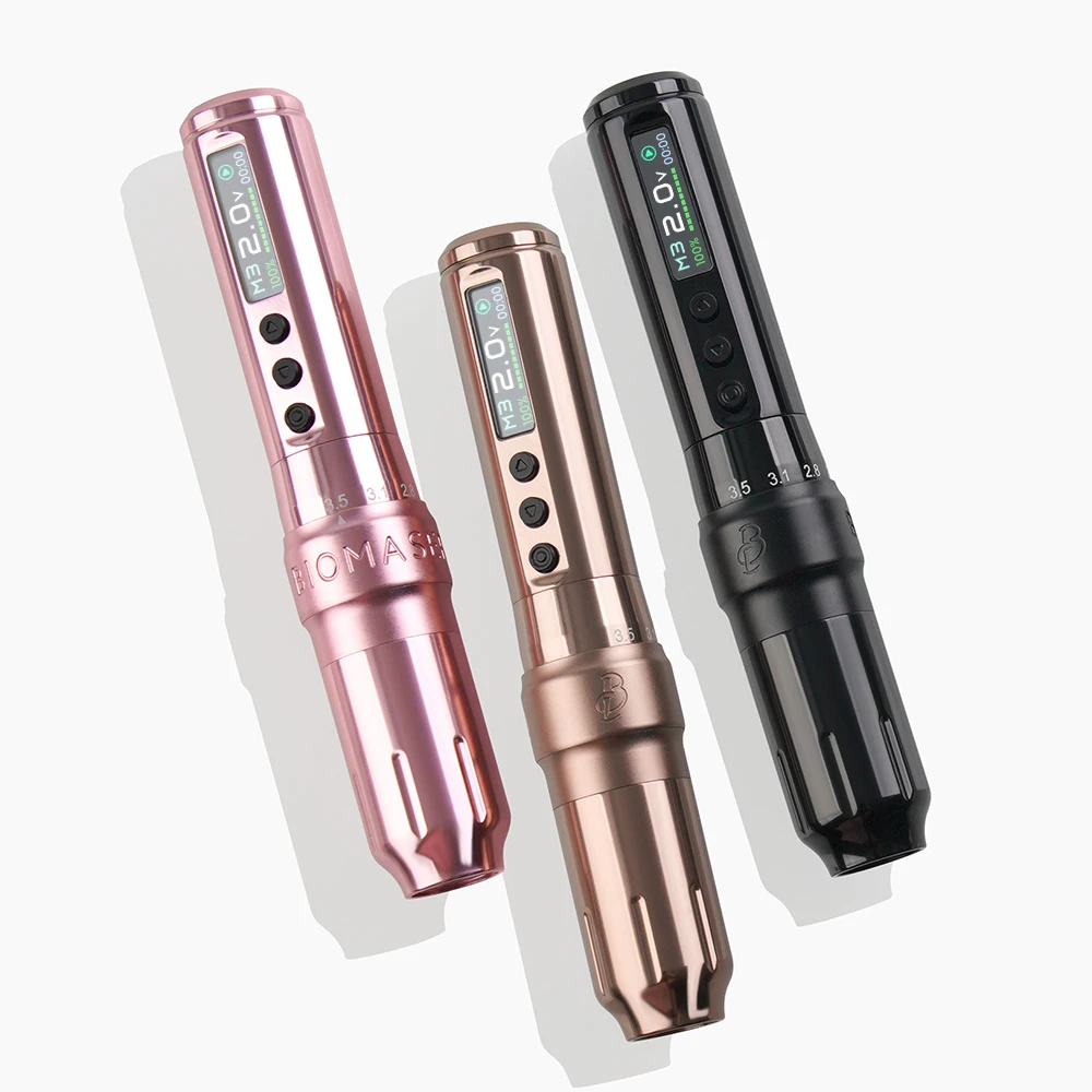 Biomaser U1 Pro Wireless PMU Tattoo Pen Adjustable Stroke Rotary Permanent Makeup Machine For Eyebrow Lip Eyeliner