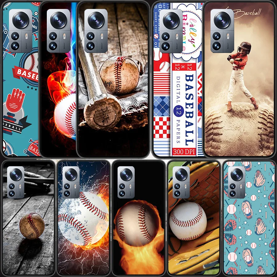 Baseball Phone Case For Xiaomi Mi 13 12 11T 10T 12T Pro 12X 11i 11 Ultra 10 Lite 5G 9 8 6X 5X A1 A2 Cover Capa Coque Fundas TPU