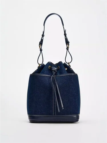 2024 Otoño/Invierno nuevo bolso de hombro de mezclilla bolso de lona de moda