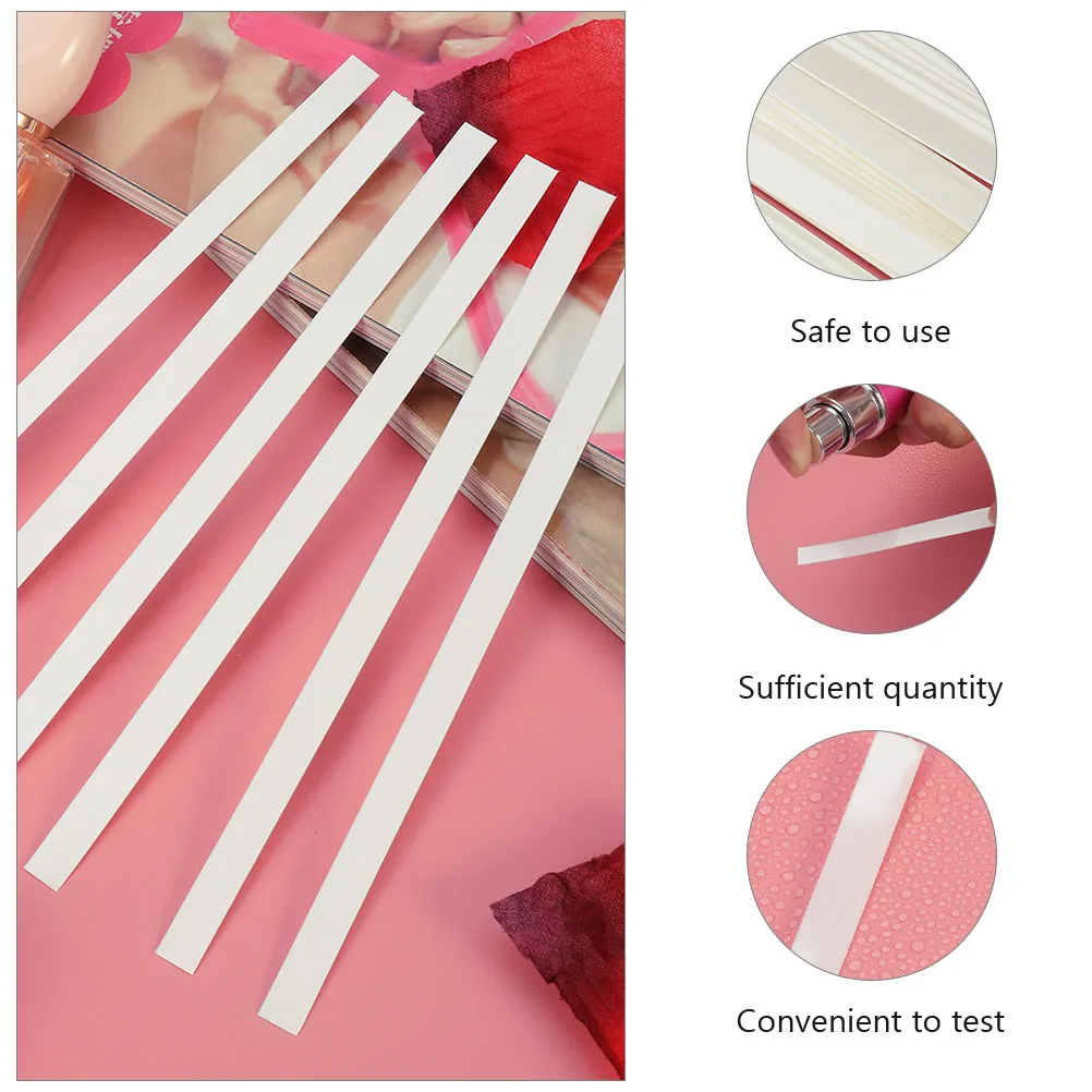 

500pcs Perfume Test Strips Fragrance Tester Paper Essential Oil Testing Supplies Blank White Health Care Accessories