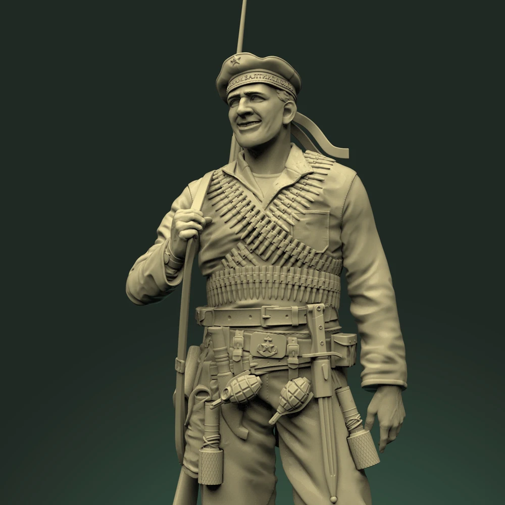 1/16 Resin Model Figure Kits GK , Military Theme，Unassembled And Unpainted,346C