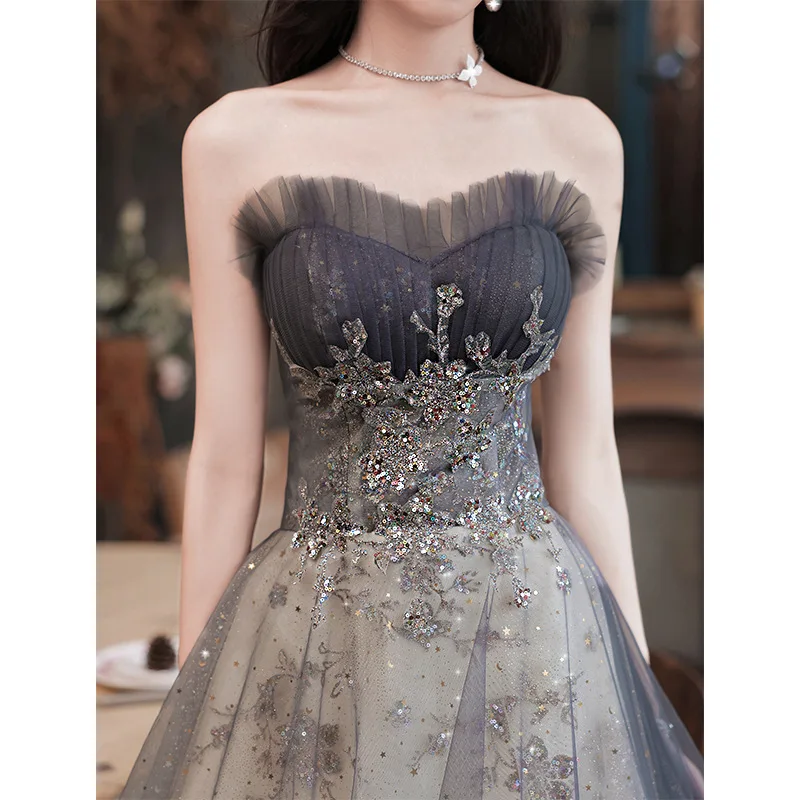 robe-de-soiree-elegante-pour-demoiselle-d'honneur-sans-bretelles-sans-manches-broderie-de-paillettes-ciel-etoile-banquet-reunion-annuelle-personnalisee