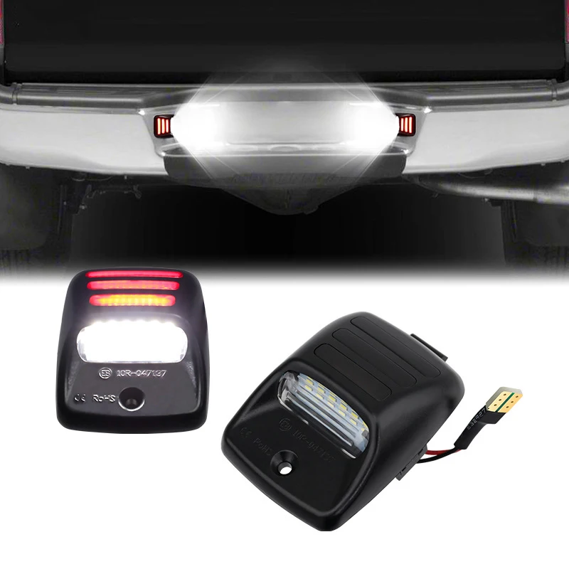 2 قطعة أضواء لوحة ترخيص LED لتويوتا تاكوما 2005 2006 2007 2008 2009-2015 Tundra 2000-2013 لا خطأ سيارة LED الأبيض مصباح تلقائي