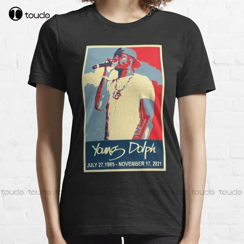 Young Dolph Classic T-Shirt Green T Shirt Custom Aldult Teen Unisex Digital Printing Tee Shirt Xs-5Xl Cotton Christmas Gift New